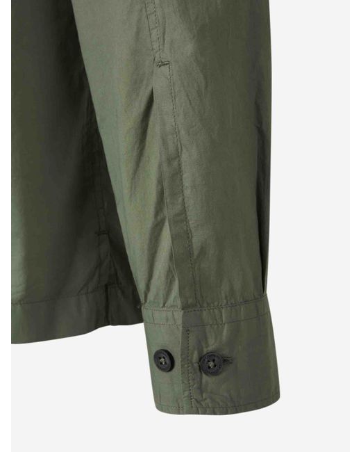 C P Company Green Cotton Pocket Shirt for men