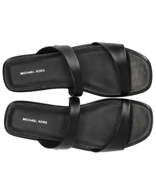 Michael Kors Black Jaida Slide