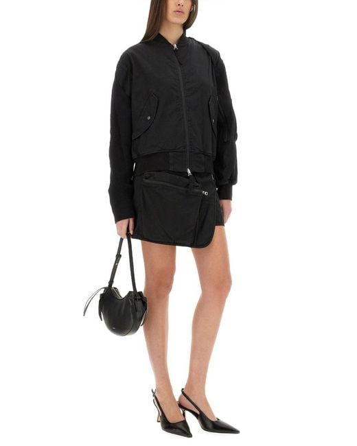 Helmut Lang Black Ma1" Bomber