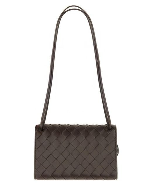 Bottega Veneta White "Let's Go" Clutch Bag