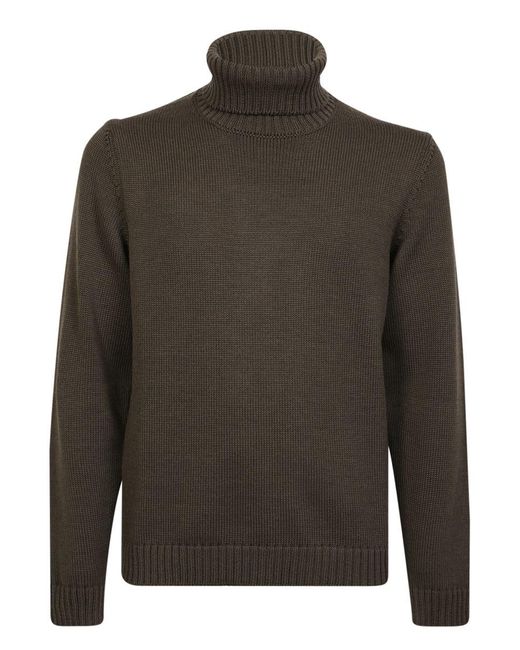 Zanone Brown Knitwear for men