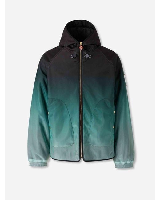 Casablanca Green Technical Windbreaker Jacket for men