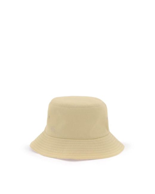 Burberry Natural Cotton-Blend Reversible Bucket Hat