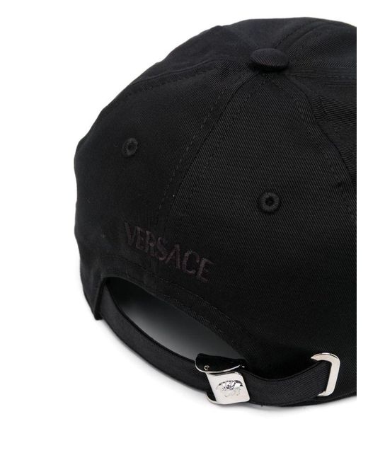 Versace Black Cappello for men