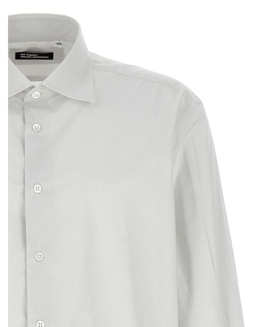 Raf Simons Grand Amour Shirt, Blouse in White for Men | Lyst