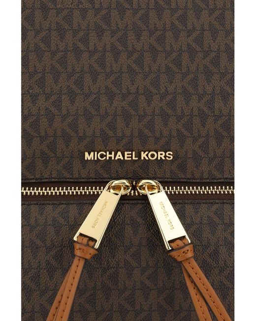 Michael Kors Brown Backpacks
