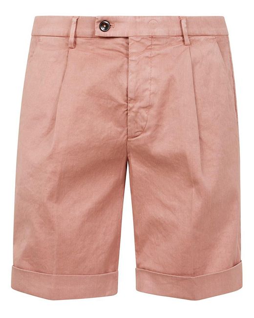 Michael Coal Pink Erick Pieces Bermuda Trousers for men