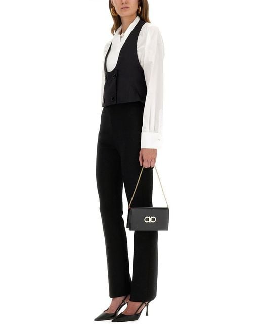 Nina Ricci Black Vest With Open Back