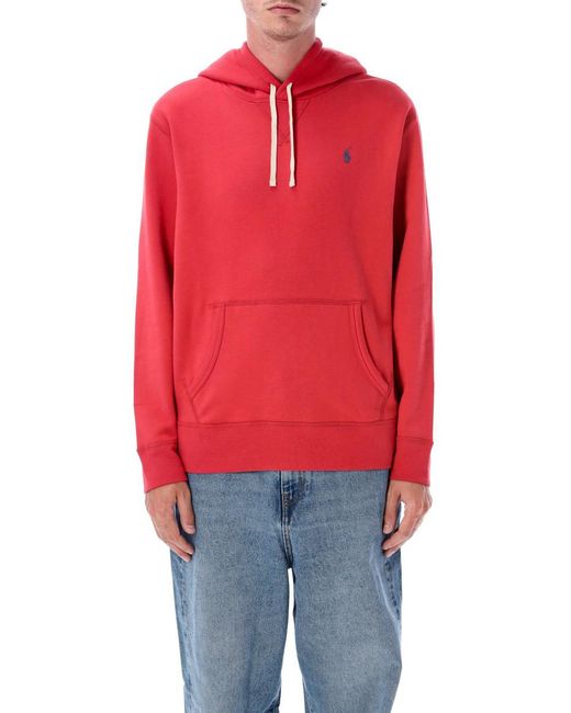 Polo Ralph Lauren Red Classic Hoodie for men