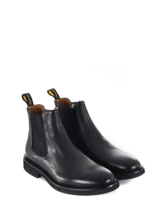 Doucal's Black Ankle Boots for men