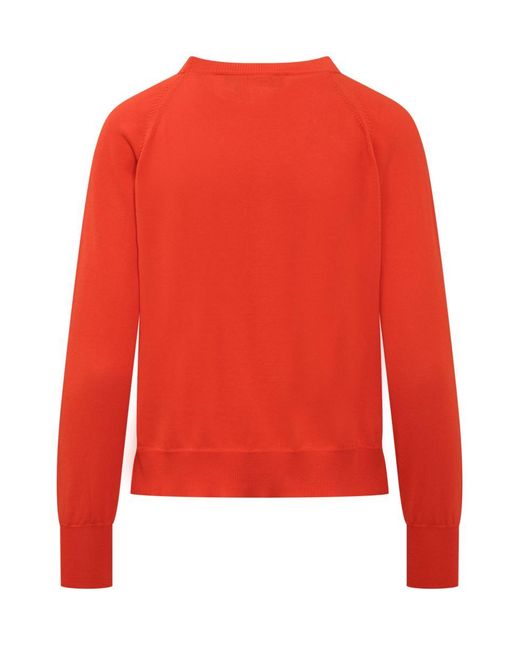 Jucca Red Long Sleeve Sweater