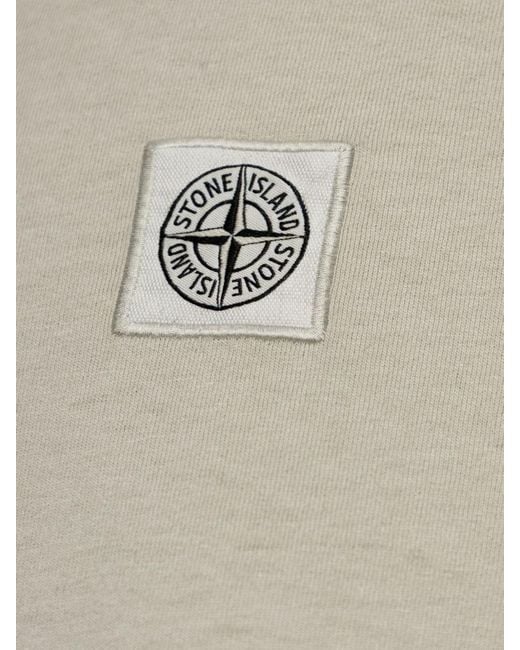Stone Island White T-shirts And Polos for men