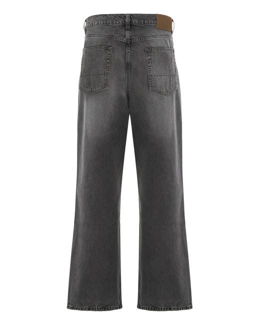 Our Legacy Gray Straight Jeans Third Cut for men