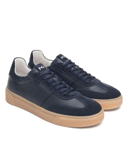 Nero Giardini Blue Colorado Shoes for men