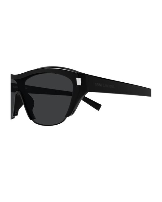 Saint Laurent Black Sl 704 Linea Corner Angle Sunglasses