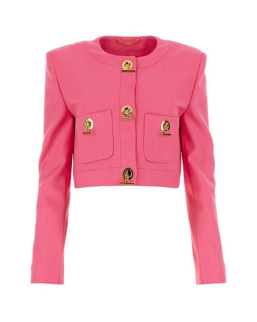 Moschino Pink Jackets And Vests