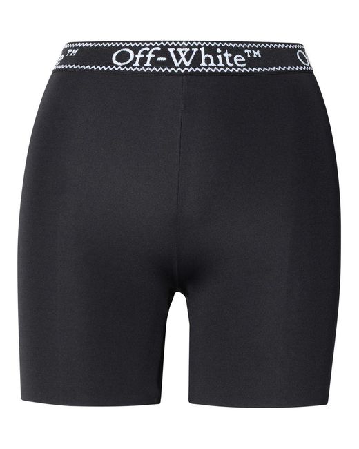 Off-White c/o Virgil Abloh Blue Off- Polyamide Blend Shorts