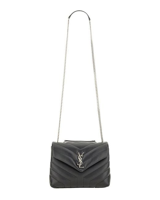 Saint Laurent White Borsa "loulou" Small