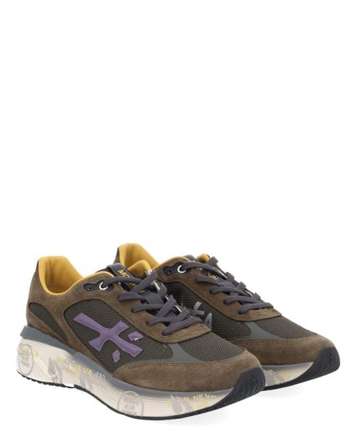 Premiata Black "Moerun" Sneaker for men