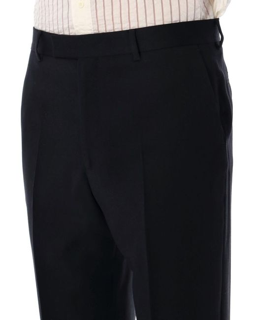 sunflower Black Straight Trousers for men