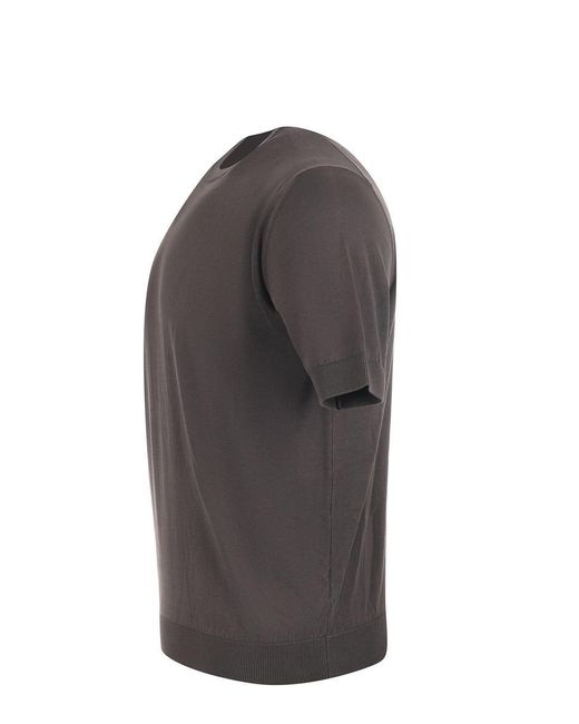 FILIPPO DE LAURENTIIS Gray T-Shirts And Polos for men