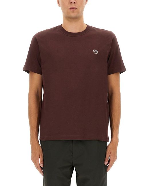 Paul Smith Brown Regular Fit T-Shirt for men