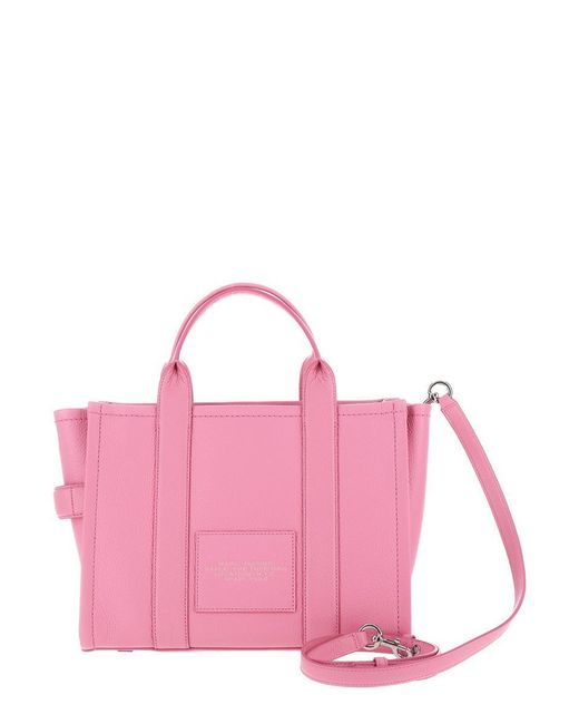Marc Jacobs Pink 'The Medium Tote Bag' Shoulder Bag With Logo
