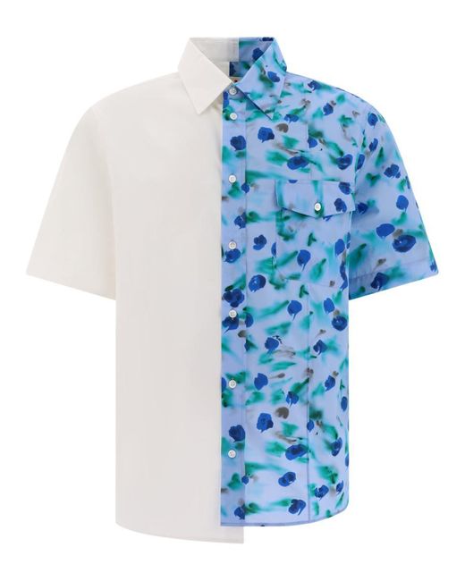 Marni Blue "riverie" Shirt for men