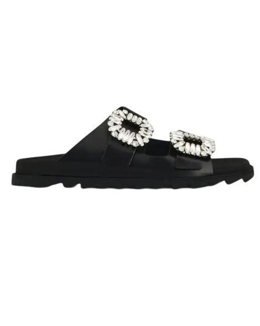 Roger Vivier Black Flat Shoes