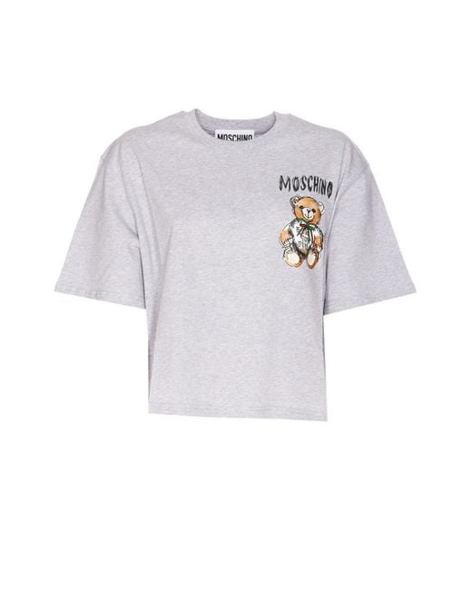Moschino Blue T-shirts And Polos