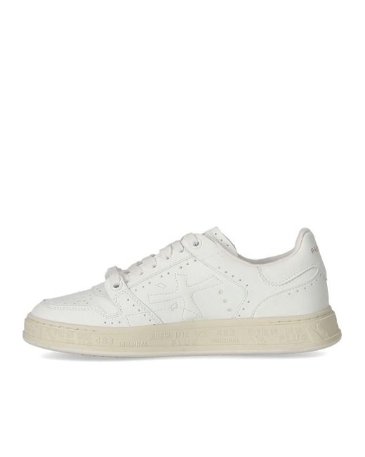 Premiata White Quinnd 7424 Sneaker