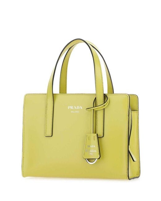 Prada Yellow Acid Leather Re-Edition 1995 Handbag