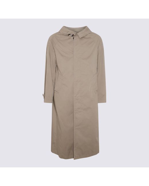 Balenciaga Brown Cotton Coat for men