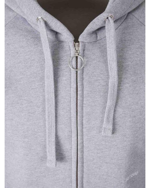 Setchu Gray Round Neck Sweater for men