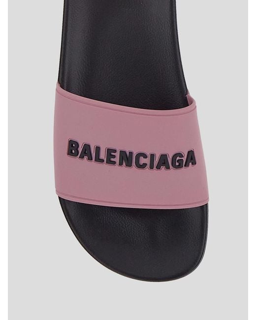 Balenciaga Pink Pool Slide Sandal