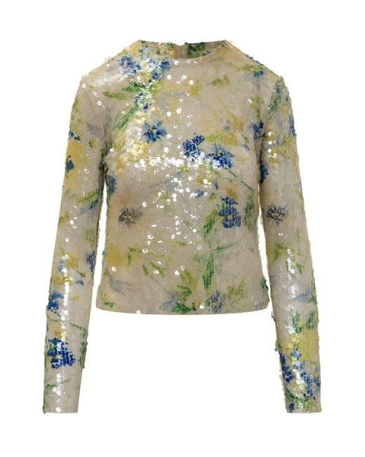 MSGM Green Blousa