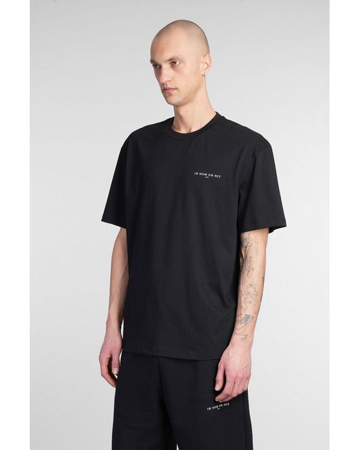 Ih Nom Uh Nit Black T-Shirt for men