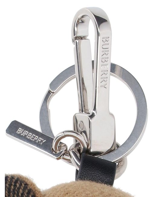 Burberry White Keychains for men