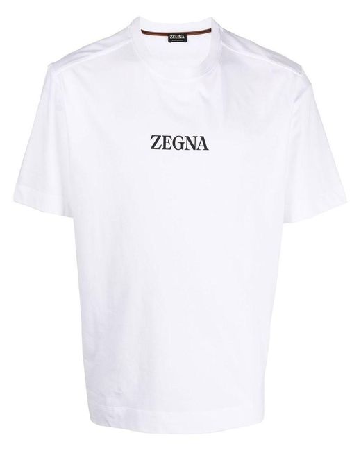Zegna White T-Shirts And Polos for men