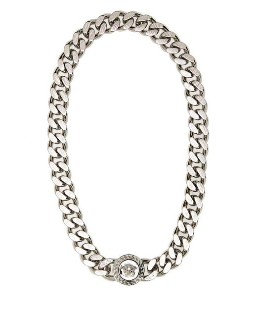 Versace Metallic Necklaces for men