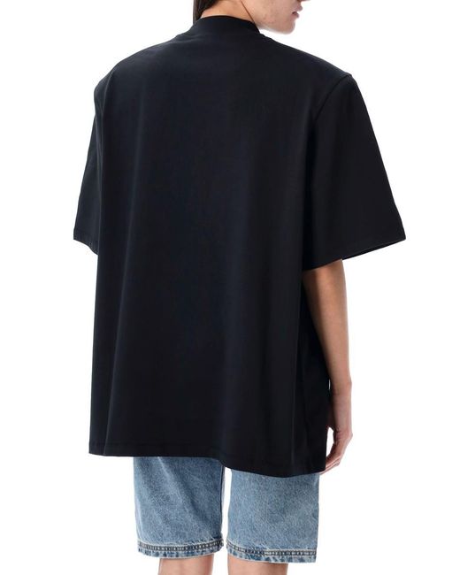 The Attico Black Kylie T-Shirt