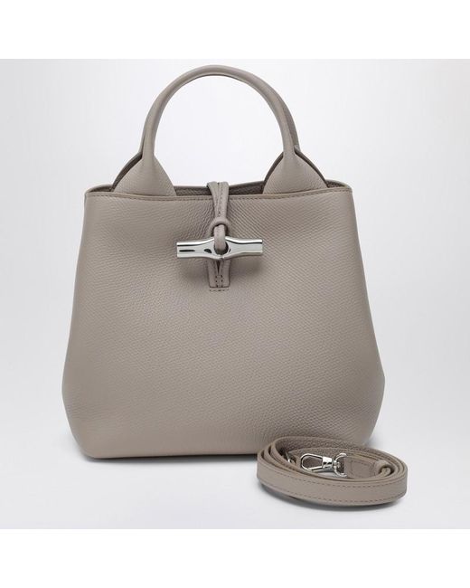 【関税&送料込】Longchamp Le Roseau Clay-Coloured Bag S Le Roseau L Handbag Clay - Leather | Longchamp US