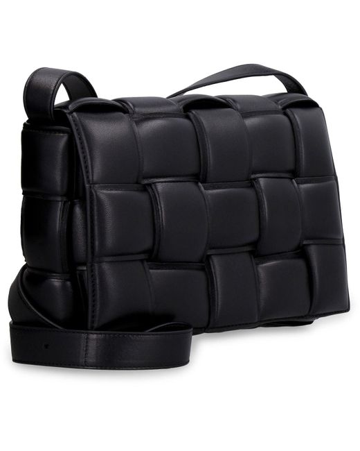 Bottega Veneta Black Padded Cassette Crossbody Bag