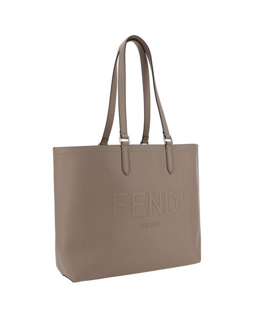 Fendi Gray Shoulder Bags for men