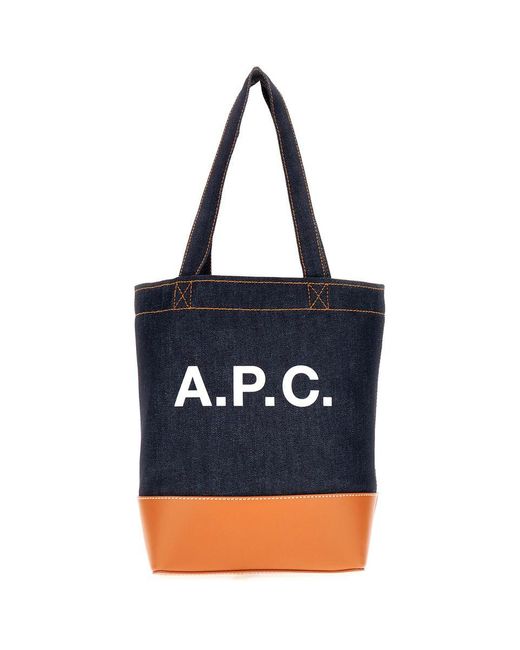A.P.C. Blue Handbags. for men