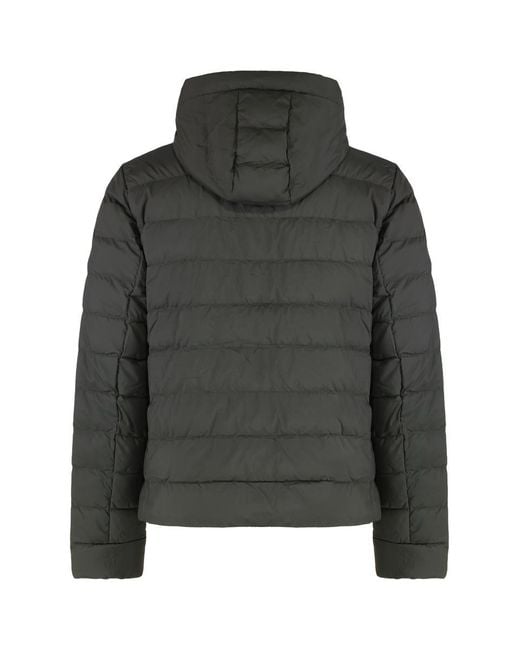 Canada Goose Black Hooded Jacket Crofton for men