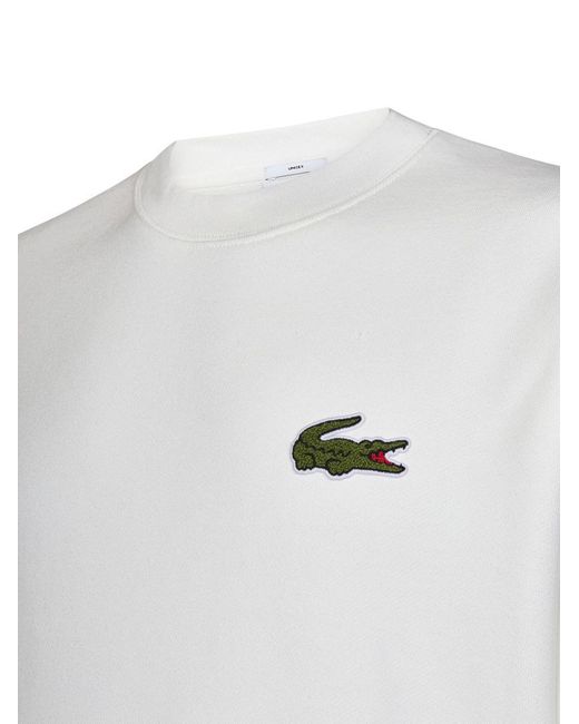 Lacoste White Sweatshirt