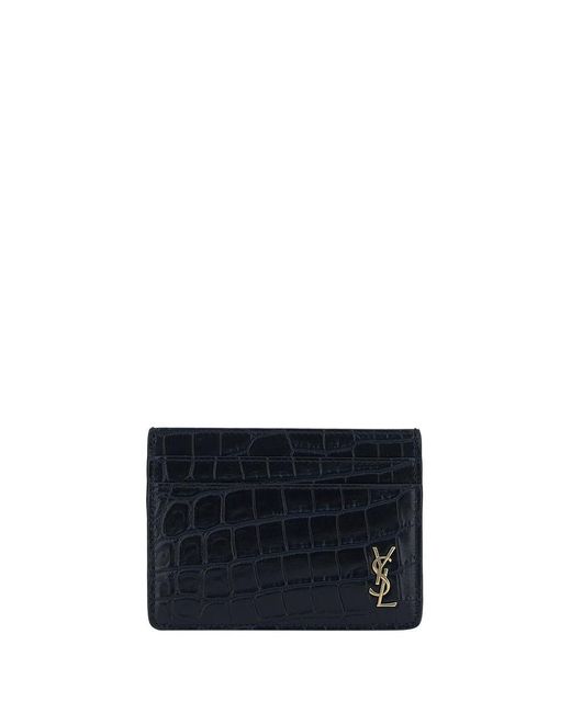 Saint Laurent Aint Laurent Paris Wallets in Blue for Men Lyst