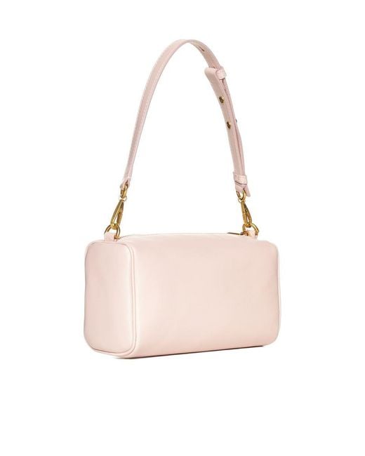 Bally Pink Emblem Rox Nappa Leather Bag