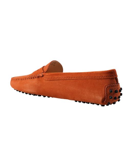 Tod's Rubber Loafers Shoes in Yellow & Orange (Orange) | Lyst